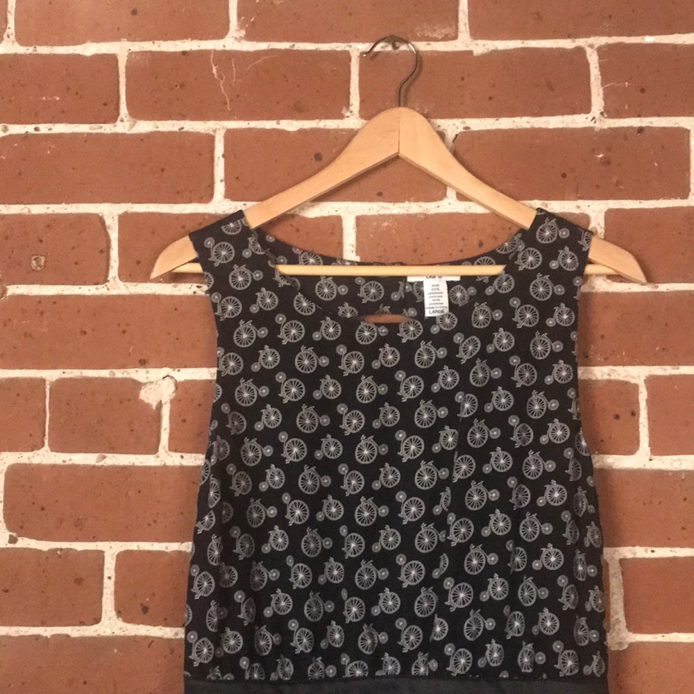 Fun Bicycle Print Dress.
